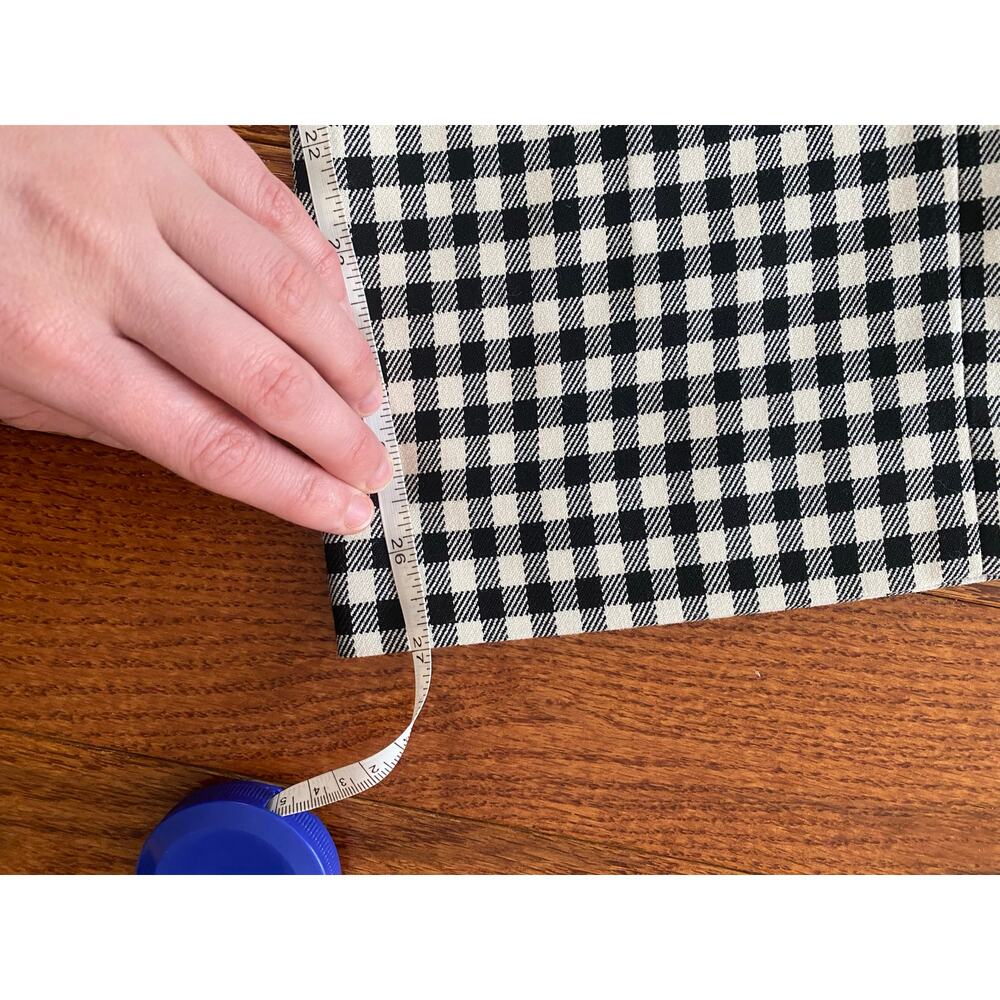Sezane Black & White Houndstooth Cropped Ankle Pants - Picture 12 of 14
